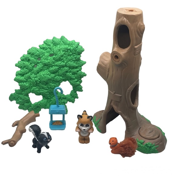 RARE Vintage 1994 Littlest Pet Shop Collection by Kenner - Chirpy Tree Friends - Picture 2 of 14